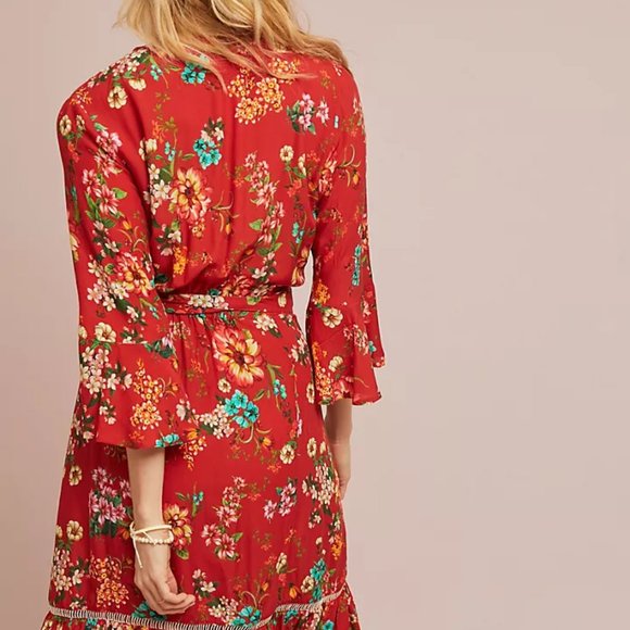 Anthropologie Farm Rio Kenzie Wrap Dress - Picture 2 of 5